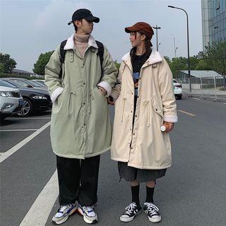 Couple Matching Midi Button Coat