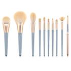 Set Of 10: Makeup Brush 10 Pcs - T-10-184 - As Shown In Figure - One Size