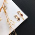 Heart-accent Earrings/clip-on Earrings