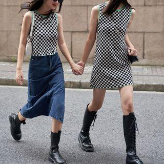 Chess Check Tank Top / Tank Dress