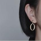 Hoop Drop Earrings / Clip On Earring