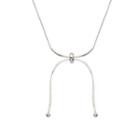 Knot Pendant Alloy Necklace Pendant & Necklace - Beaded - Silver - One Size