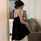 Short-sleeve Off-shoulder Top / Midi Skirt