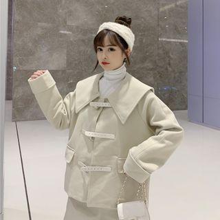 Collared Plain Jacket