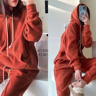 Set: Kangaroo Hoodie + Draw Cord Jogger Pants