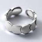 Geometric Sterling Silver Open Ring 1 Pc - One Size