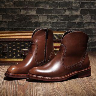 Pointed Platform Short Boots