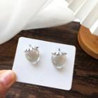 Strawberry Resin Earring S925 - 1 Pr - Silver - One Size