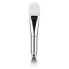 Dual Head Facial Mask Brush Silver - One Size