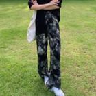 Tie-dye Straight Leg Pants As Shown In Figure - One Size