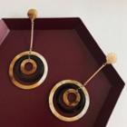 Single Multilayer Circle Earring