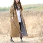 Padded Hooded Zip Long Trench Coat