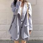 Set: Single-breasted Blazer + Skirt