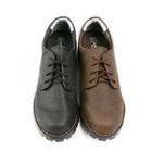 Faux-leather Oxfords