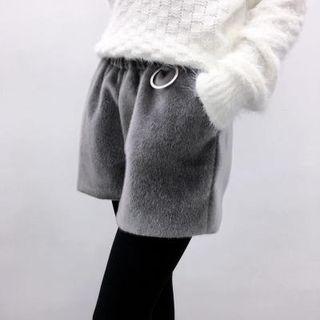 Shorts With Metal Ring Detail