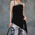 Irregular Plain Suspender Top