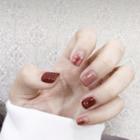 Gradient Faux Nail Tips 423 - Coffee - One Size