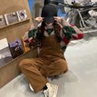 Argyle Sweater / Corduroy Dungarees