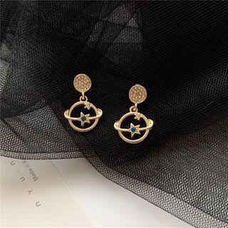 Planet Dangle Earring 1 Pair - Stud Earring - As Shown In Figure - One Size