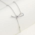 925 Sterling Silver Knot Pendant Necklace As Shown In Figure - One Size