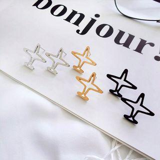 Plane Stud Earring