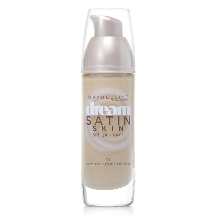 Maybelline New York - Dream Satin Skin Liquid Foundation Spf 24 Pa++ (#o1) 30ml