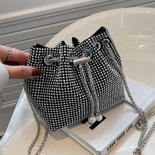 Chain Studded Bucket Bag