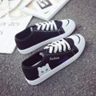 Canvas Lace Up Low-top Sneakers