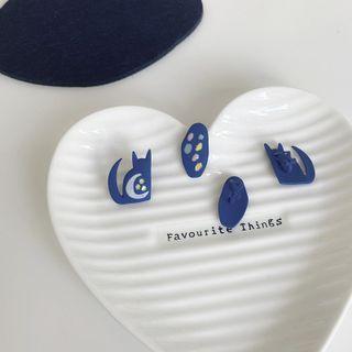Cat Glaze Asymmetrical Earring