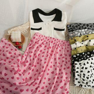 Printed Midi Skirt In 8 Colors