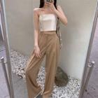 High-waist Wide-leg Pants / Camisole Top
