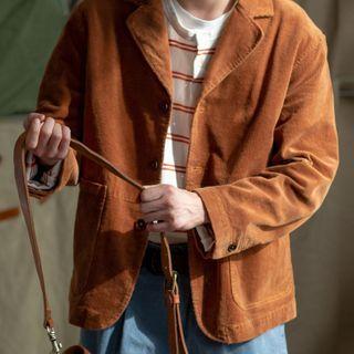 Corduroy Lapel Blazer