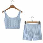 Cable Knit Tank Top / Shorts