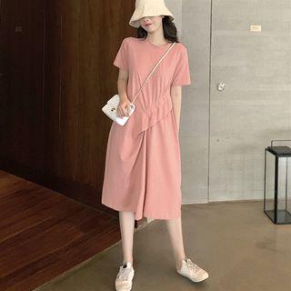 Irregular Short-sleeve Dress