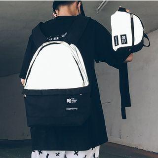 Color Block Luminous Backpack