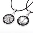 Couple Matching Compass Necklace