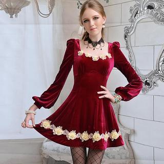 Rosette A-line Dress