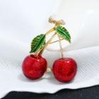 Cherry Chain Brooch As Shown In Figure - One Size