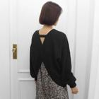 Cross-back Oversized Sweatshirt