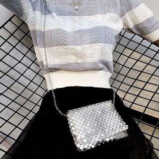 Sequined Crossbody Satchel