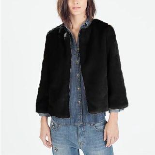 Fleece Round Neck Zip Jacket