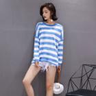 Long-sleeve Striped Sweater