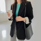 Long Single-breasted Blazer