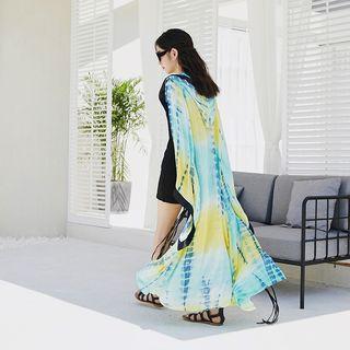 Hooded Beach Cover-up As Shown In Figure - One Size