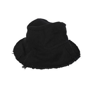 Frayed Cotton Bucket Hat