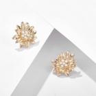 Flower Stud Earring 9126 - 1 Pair - One Size