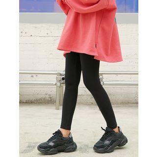 Plus Size Brushed Fleece Leggings