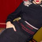 Lettering Elastic Belt
