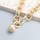 Ball Pendant Necklace Gold - One Size