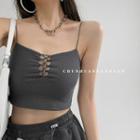 Details Cross-strap Crop Top